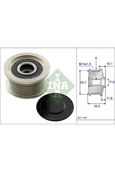 FAG Sistem Roata Libera Generator Mahindra Alturas G4 Ssangyong Actyon 2/Acty...