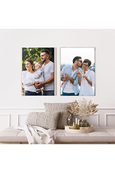 Sevilla 2 Adet Ev Ve Ofis Hediyesi Kişiye Özel Fotoğraf Baskılı Kanvas Tablo ...