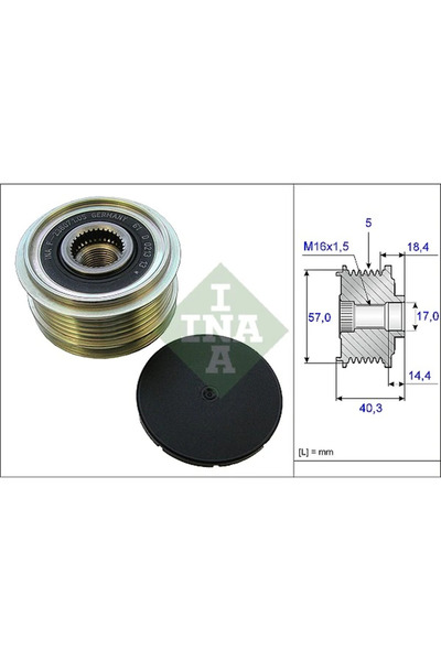 FAG Sistem Roata Libera Generator Hyundai Accent 3/Accent 4/Elantra 5 Limuzin...