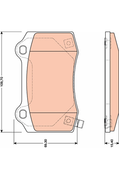 TRW Set Placute Frana Frana Disc Chevrolet Camaro Chrysler 300C