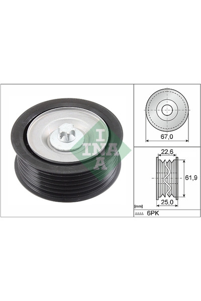 FAG Rola Ghidare/Conducere Curea Transmisie Mercedes-Benz C-Class/Clk/Cls Mer...