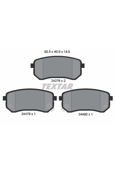 Krieger Set Placute Frana Frana Disc Dodge 1 10 Hyundai I10 1/I10 2 Limuzina ...