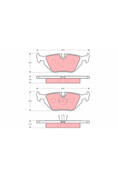 TRW Set Placute Frana Frana Disc Bmw 3
