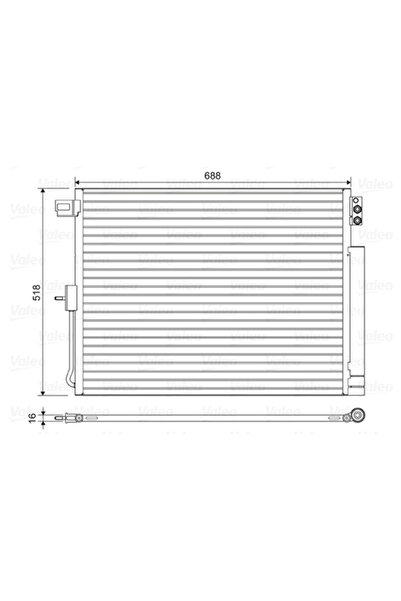VALEO Condensator Climatizare Dodge Durango Jeep Grand Cherokee 4/Grand Chero...