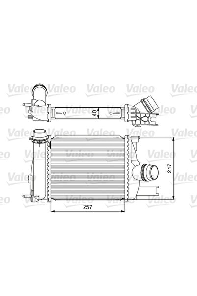 VALEO Intercooler Compresor Dacia Dokker Autoutilitara/Limuzina Spatioasa/Dokker