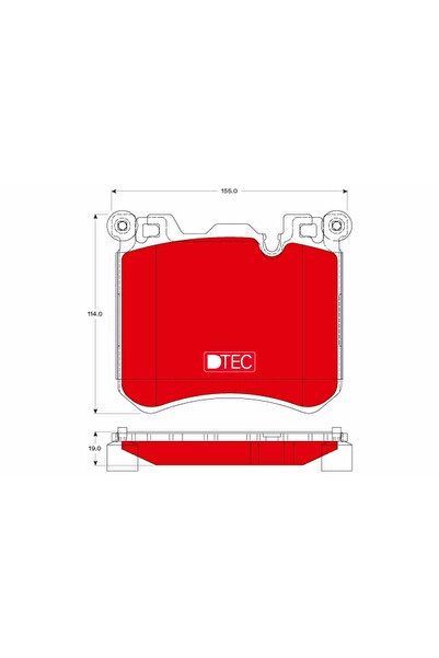 TRW Set Placute Frana Frana Disc Bmw X5/X6 Rolls-Royce Dawn/Ghost 1/Wraith