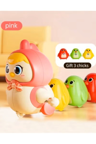 Genaric لعبة تتبع الأم (دجاجة مع 3 كتاكيت) للاطفال لعبة مغناطيسية لطيفة وممتع...