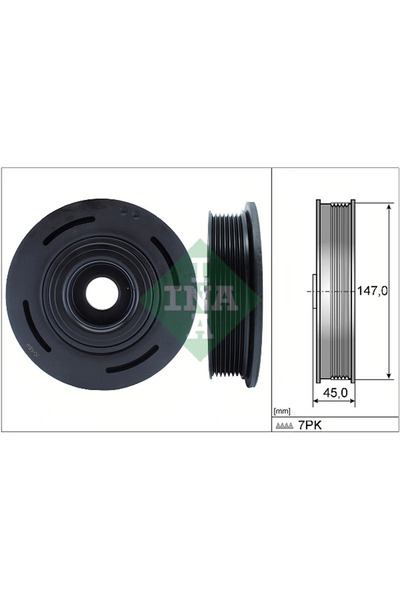 FAG Fulie Curea Arbore Cotit Nissan Interstar Bus/Interstar Caroserie/Primast...