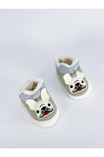 YAŞARYILDIZ AYAKKABI 1963 TEN BERİ Köpek Figürlü İçi Yünlü Çocuk Panduf