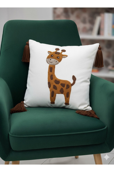 OSIO Cotton Soft Patterned Cushion Cover 40X40 with Zipper