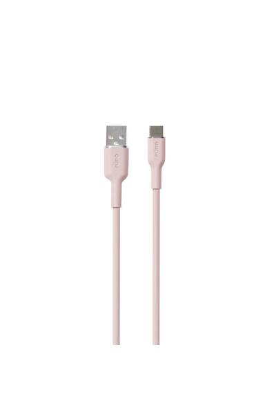 Other Cablu USB-A la USB-C 1.5m - roz