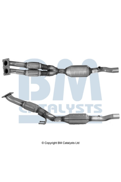 BM CATALYSTS Catalizator Audi A3 Seat Altea/Leon/Toledo 3 2004-2013