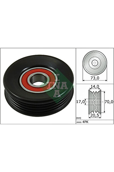 FAG Rola Intinzator Curea Transmisie Honda Civic 4 Shuttle/Civic 6/Cr-5 1 Sub...
