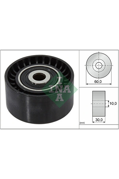 FAG Rola Ghidare/Conducere Curea Transmisie Citroen C1/C2/C3 1 Ford C-Max/Fie...