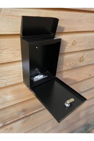 Aypars Atölye 26x18X8cm Anahtarlı Metal Posta Kutusu – Duvar Tipi, Suya Dayanıklı, Dış Mekan Mektup Kutusu