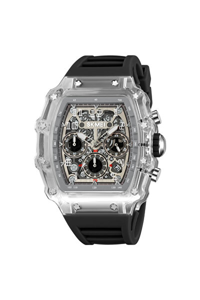 Skmei Ceas bărbătesc 2305 alb-negru – funcții multiple, design vestimentar, c...