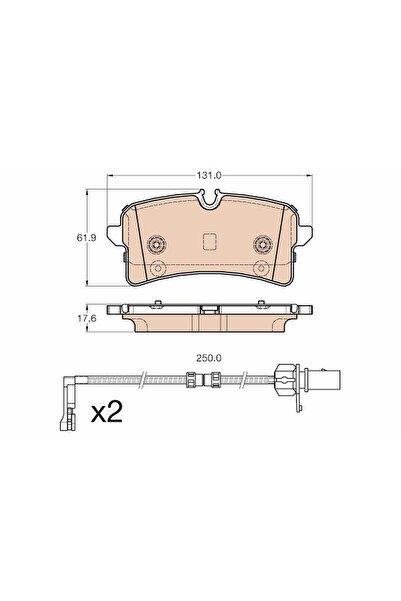TRW Set Placute Frana Frana Disc Audi A8 D4 2009-2018