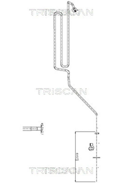 TRISCAN Furtun Hidraulic Sistem De Directie De La Caseta De Directive Catre V...