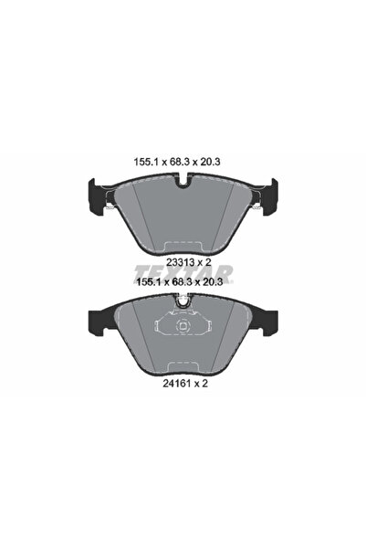 TEXTAR Комплект спирачни накладки за дискови спирачки BMW 3/X1/Z4 Roadster