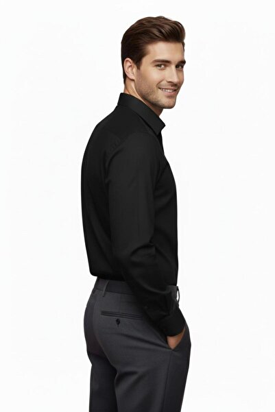 rasstmen Men's Slim Fit Long Sleeve Shirt Bgl-St04867