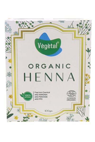 Vegetal مسحوق الحناء العضوي لتلوين الشعر 100 جرام