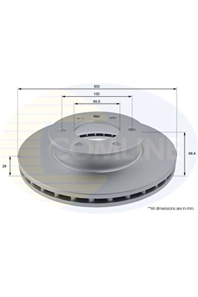 Comline Disc Frana Mercedes-Benz Sprinter 3,5-T Bus/Sprinter 3,5-T Caroserie/...
