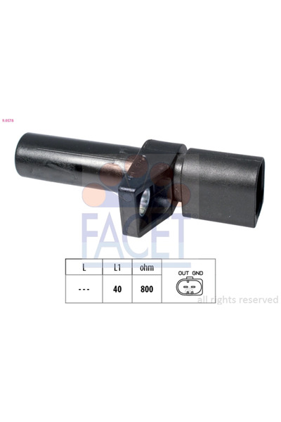 FACET Senzor Impulsuri Arbore Cotit Chrysler 300C Mercedes-Benz A-Class/C-Cla...