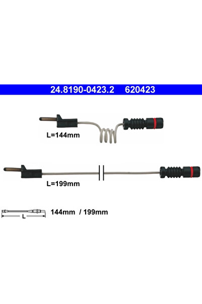 Ate Senzor De Avertizare Uzura Placute De Frana Mercedes-Benz Sprinter 5-T Pl...