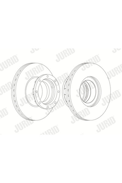 Jurid Set Discuri Frana Man F2000/Foc/L2000 1993-2007