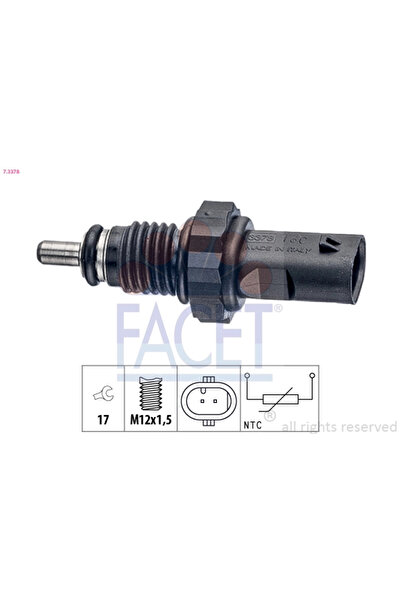 FACET Senzor,temperatura Ulei Audi R8 (422, 423) 2009-2015 Benzina