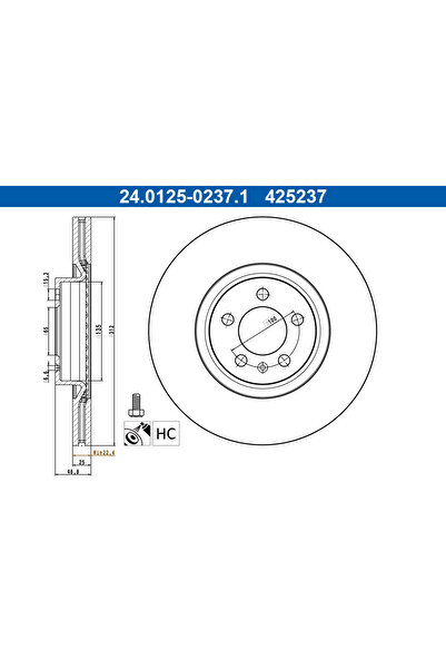 Ate Disc Frana Vw Polo 6