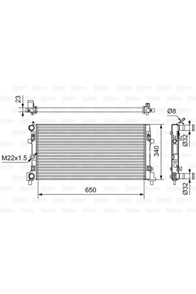 VALEO Radiator Racire Motor Audi A1 Seat Ibiza 4