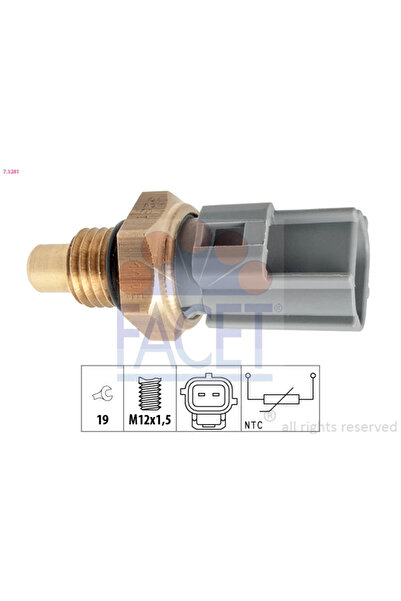 FACET Senzor,temperatura Combustibil Opel Meriva A Microbus (x03) 2006-2010 D...