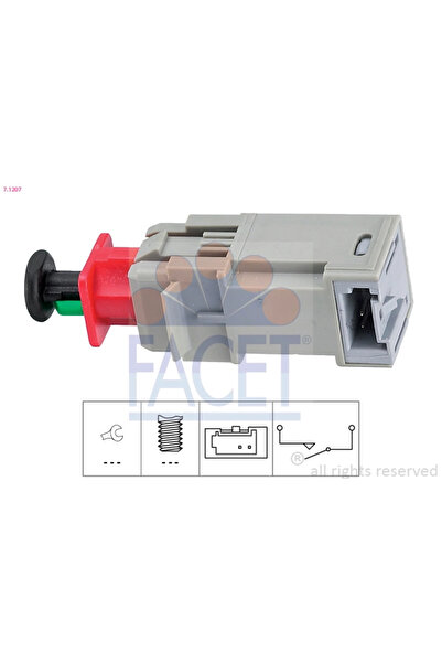 FACET Comutator Actionare Ambreiaj (Tempomat) Cadillac Bls Fiat Grande Punto/...