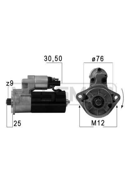 ERA Starter Vw Crafter 30-35 Bus/Crafter 30-50 Caroserie/Crafter 30-50 Platou...