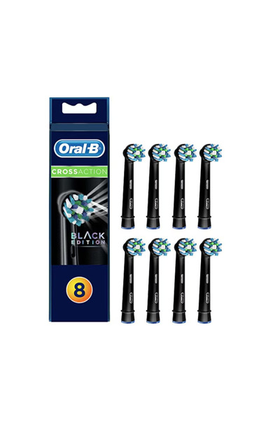 Oral-B Rezerve pentru periuță de dinți electrică Cross Action Black, 8 bucăți