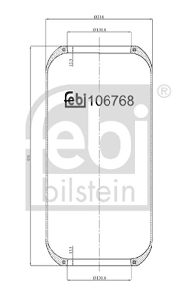 FEBI BILSTEIN Въздушни окачващи маншони за заден мост Iveco Stralis 2/Trakker...