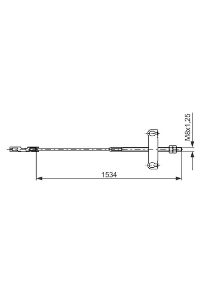 Bosch Parking Brake Cable Ford Transit Bus/Transit Body/Transit Platform