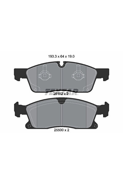 TEXTAR Set Placute Frana Frana Disc Mercedes-Benz Gl-Class/Gle/Gls