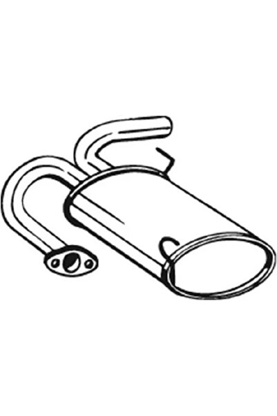 BOSAL Toba Esapament Finala Nissan 10-Trail 1