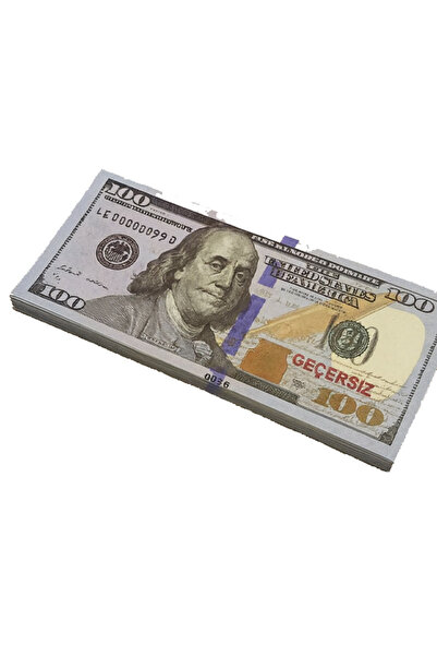 moryconcept Geçersiz 100 Dolar Görünümlü Şaka Parası – 1 Deste (50 Adet) | Oy...