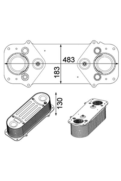 MAHLE Intercooler Compresor Man Tgl 1/Tgm 1
