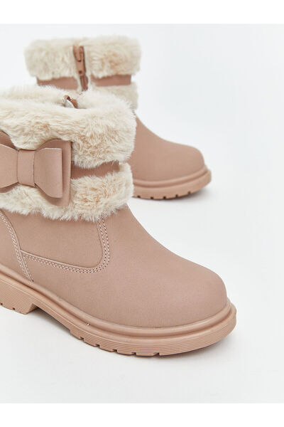 LC Waikiki Süet Görünümlü Kız Bebek Bot