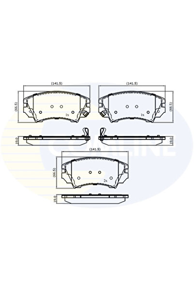 Comline Set Placute Frana Frana Disc Chevrolet Malibu Opel Astra J Gtc/Insign...