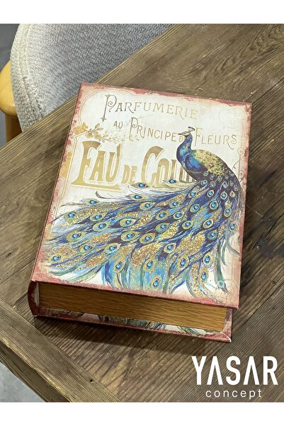 YASAR CONCEPT Peacock Kitap Kutu Büyük 22x30 Cm