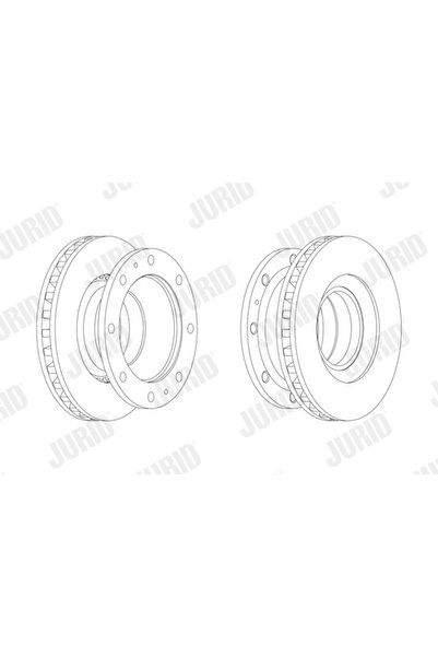 Jurid Disc Frana Iveco Eurocargo 1-3/Eurofire 1