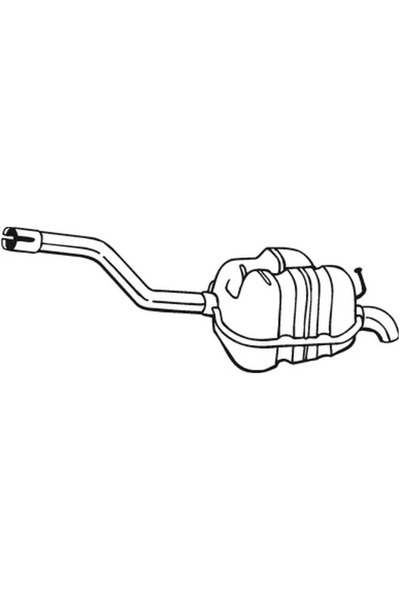 BOSAL Toba Esapament Finala Vw Golf 5/Golf 6/Jetta 3
