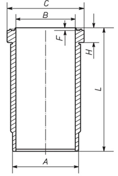 MAHLE Camasa Cilindru Higer H92 Man Hocl/Lion S Mex/Tga