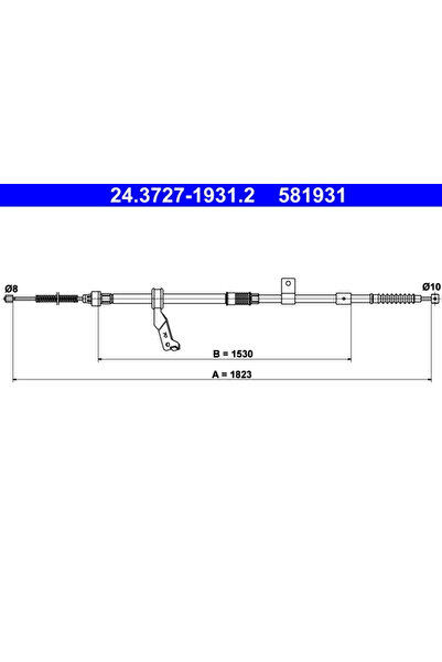 Ate Cablu Frana De Parcare Toyota Avensis