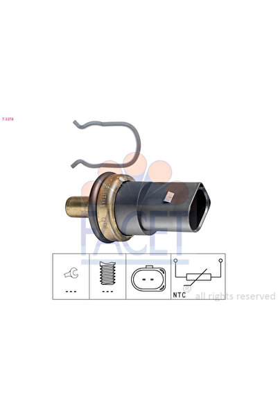 FACET Coolant temperature sensor CUPRA LEON (KL1 KU1 KUG) 2020-2025